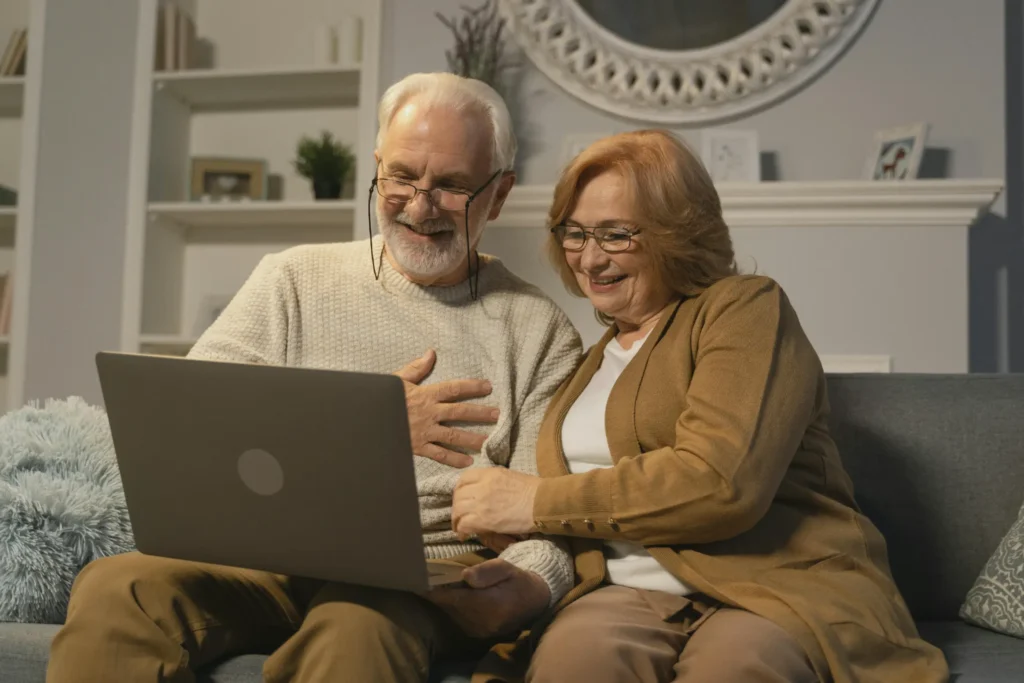 elderly couple happy after knowing SMSF loan eligibility brisbane requirements