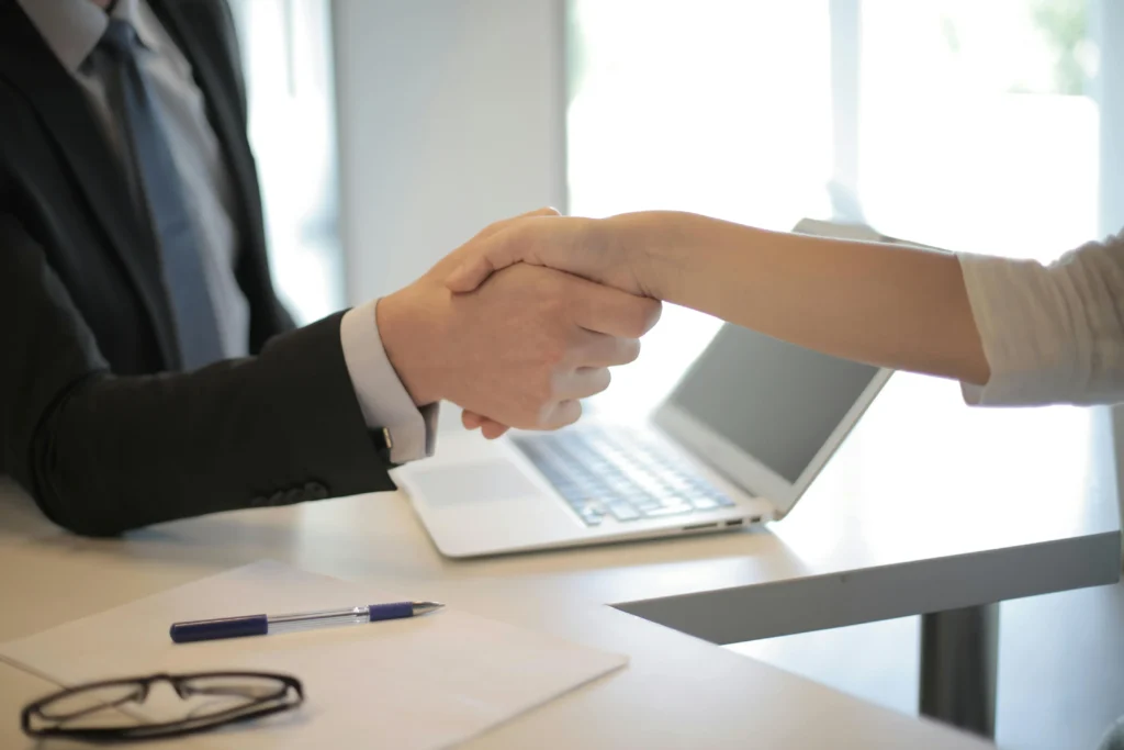 sample image of a handshake for subject about trust loans explained