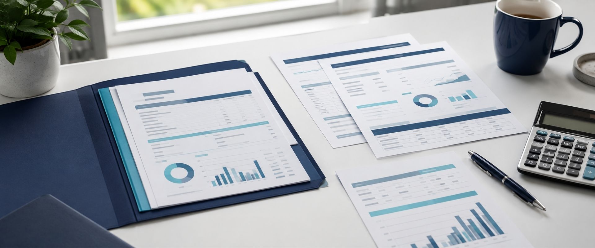 Home Loan Checklist - payslips, bank statements and identification laid out