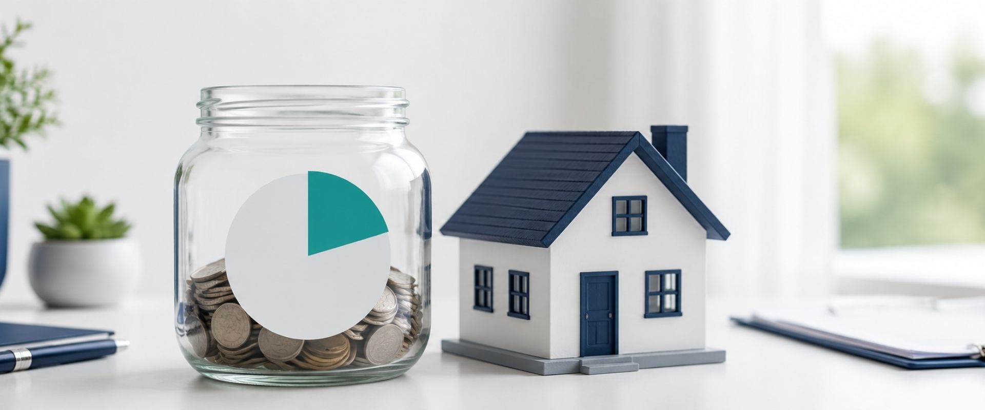 Lenders Mortgage Insurance - a house model protected alongside deposit savings