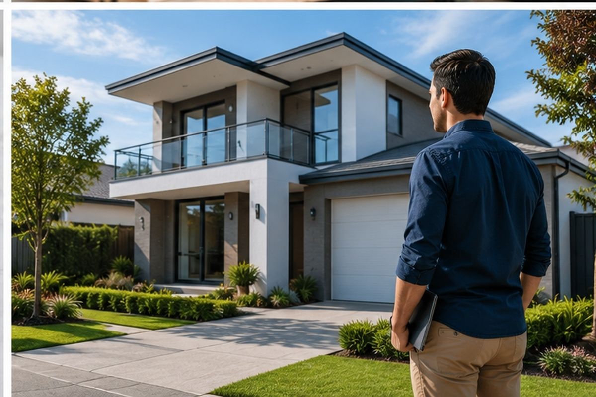 Low Doc Mortgage - a self-employed borrower reviewing business paperwork