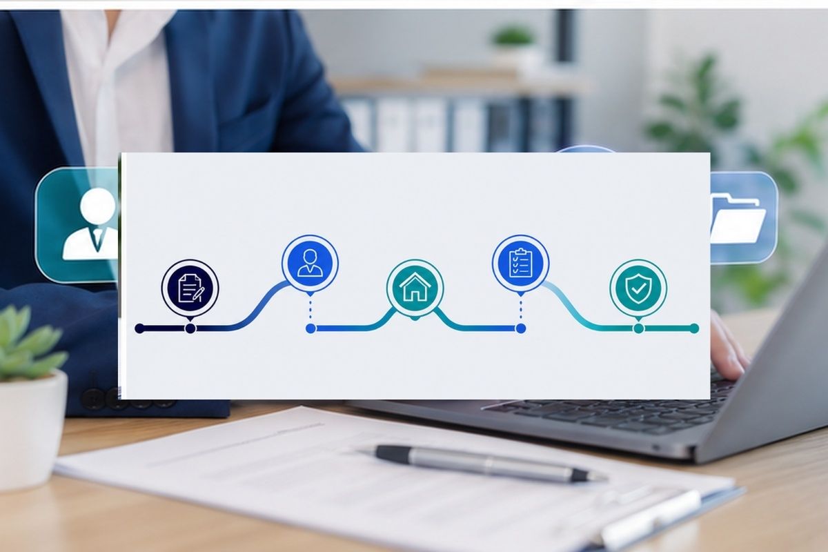 Mortgage Approval Process - a calendar and house keys marking the approval timeline