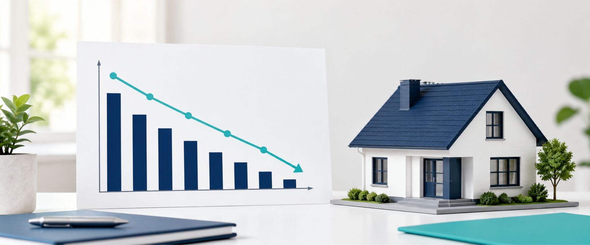 Refinancing Savings - savings and a calculator showing refinance figures