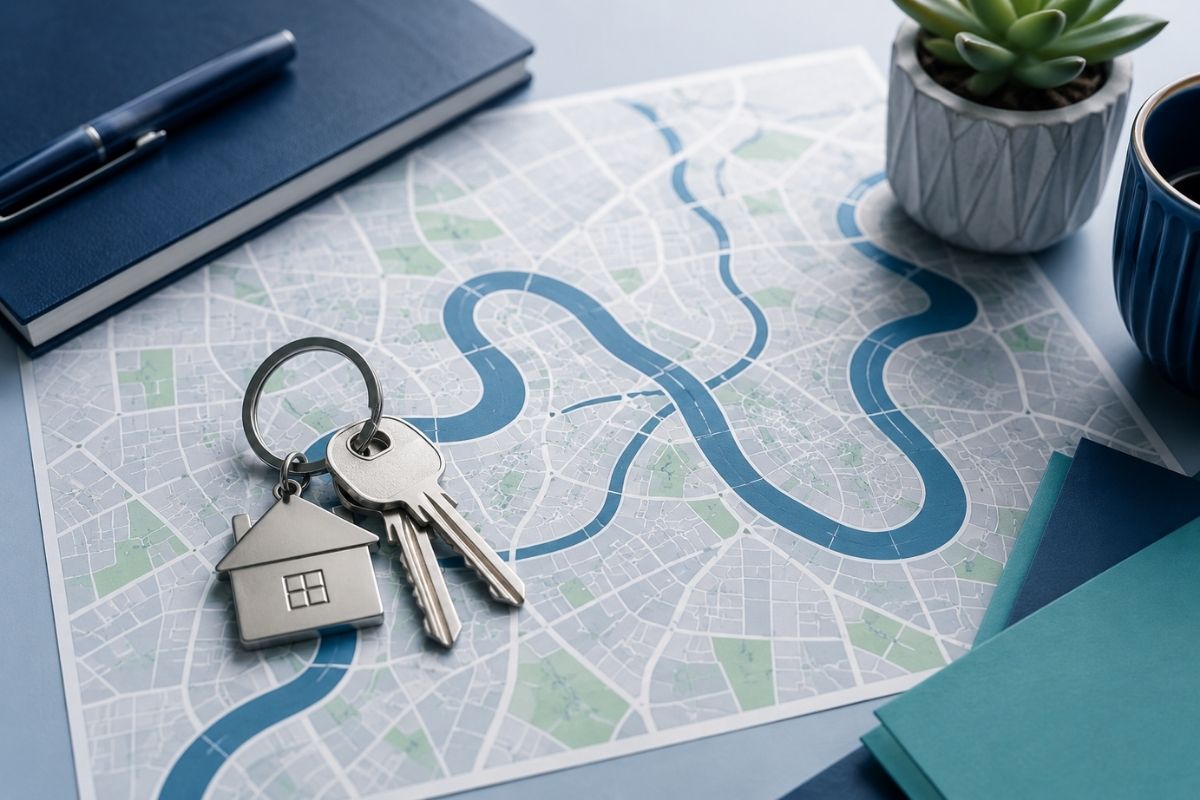 First Property Investment Brisbane - a city apartment beside a suburban investment home