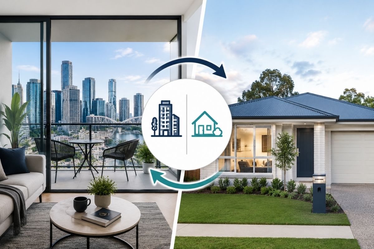 Rent and Invest - a city apartment beside a suburban investment home