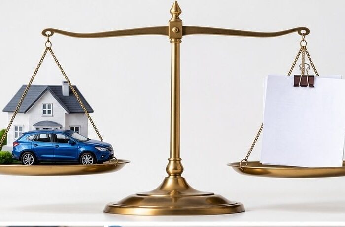 Secured vs Unsecured Personal Loan - a loan agreement compared against secured assets