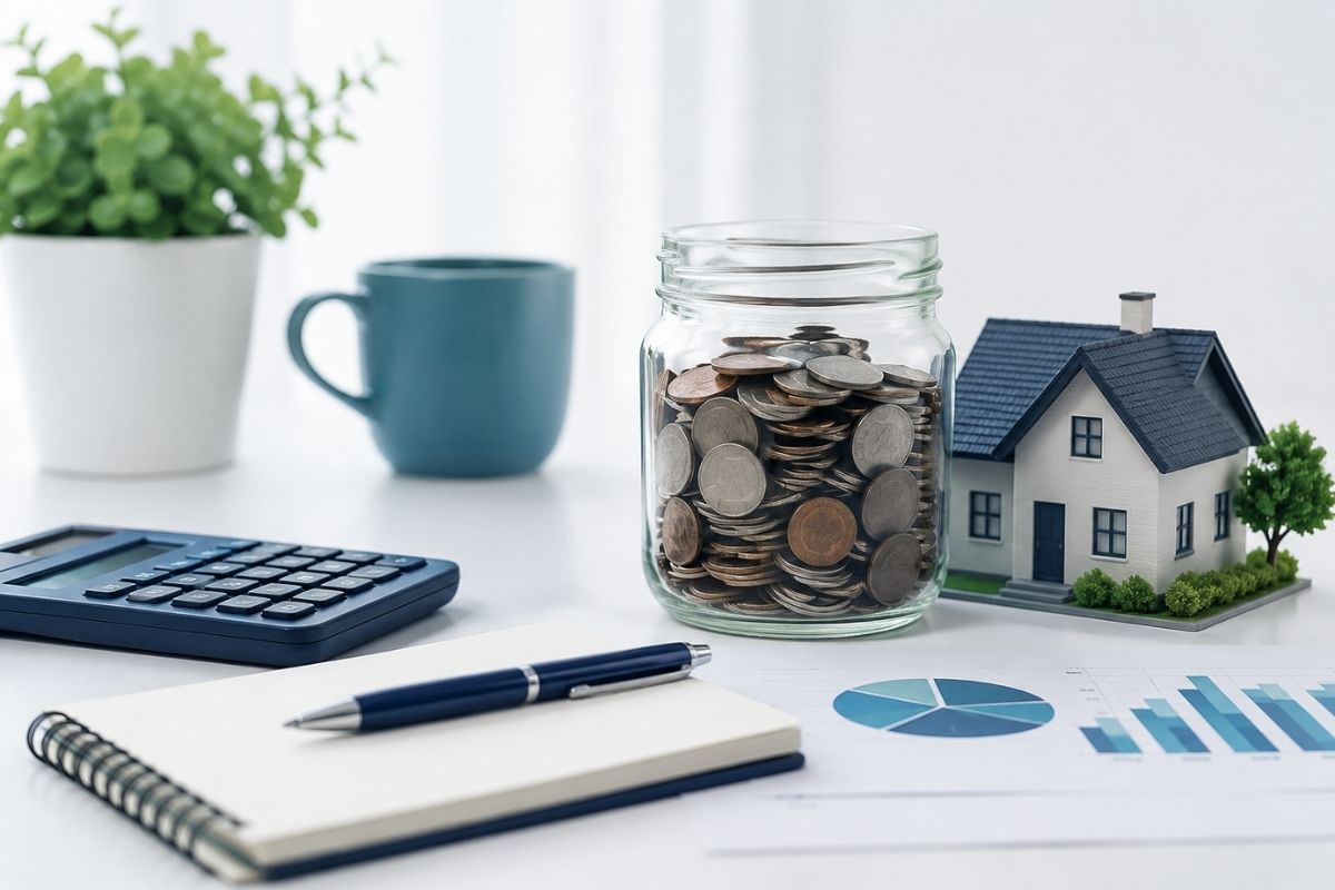SMSF Lending - a house model beside superannuation documents