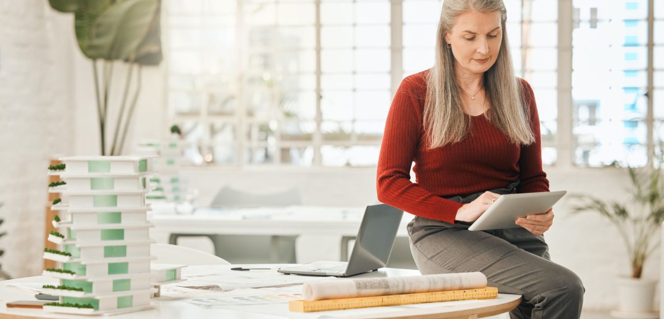 A small business owner planning growth with business finance